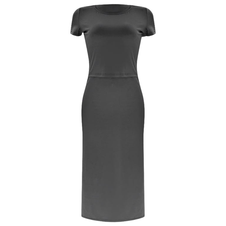 green emerald velvet dress Semi-Formal Midi Party Dress with Short Sleeves Black / 12 main image 0