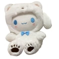 thumbnail image 3 of Lindos muñecos de peluche, suaves, abrazados, dibujos animados, animales de peluche para adultos, niños, niñas, cumpleaños, Navidad, blanco, tipo 1, 3 of 13