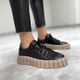 thumbnail image 1 of Zapatos occidentales para mujer, zapatos deportivos planos de ocio con cordones Retro para tobillo informal para mujer Wmkox8yii  shalkjhdk2604, 1 of 1