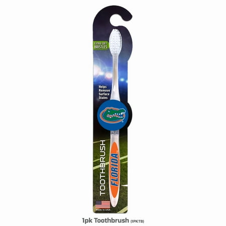 Florida Gators NCAA 1 Pack Toothbrush - White