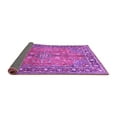 thumbnail image 2 of Ahgly Company Indoor Square Persian Purple Traditional Area Rugs, 8' Square, 2 of 4