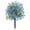 Blue, variant on Artificial Plants Outdoor, Red Geraniums Artificial Flowers, Ongmies Artificial Greenery with Garden Stake – 22" Faux Shrubs for Outdoor, Porch & Wedding Decor, 1 Artificial Violet Stake