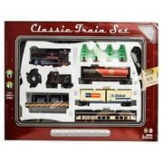 Wowtoyz Classic Model Train Set Ready to Run 2 Years & Up with Passenger Car 3.97 lb 40 Piece