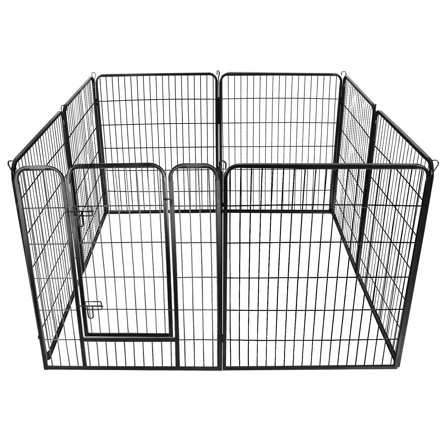 ZENY 39" Height Outdoor Pet Playpen Metal Exercise Fence Kennel Dog Playpen - 8 Panels