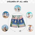 thumbnail image 6 of FORMRS Boys Swim Trunks Quick Dry Mesh Liner Boardshorts Sizes XS-XL, Colorful Seaside, 6 of 7