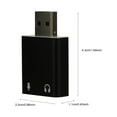 thumbnail image 2 of Phenofice USB External Stereo Sound Adapter for Live Streaming and Karaoke 1Set Back to School, 2 of 8