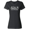 thumbnail image 3 of Inktastic From Santa Fe New Mexico in White Distressed Text Women's T-Shirt, 3 of 5