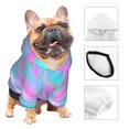 thumbnail image 3 of Bingfone Purple Dragon Scales Dog Clothes Hoodie, Pet Winter Coat,Puppy Sweatshirts For Small Dogs Boy Girl,Suitable For All Breeds-X-Large, 3 of 8