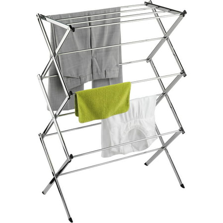 Honey Can Do Commercial Large Folding Steel Accordion Drying Rack,
