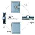 thumbnail image 3 of KL928 Small Women Wallet Genuine Leather Bifold Purse RFID Blocking Card Holder, 3 of 6