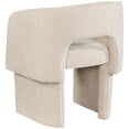 thumbnail image 5 of Meridian Furniture Emmet Beige Chenille Fabric Dining Chair / Accent Chair, 5 of 10