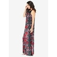thumbnail image 3 of Roaman's Women's Plus Size Sleeveless Crew Neck Maxi Dress, 3 of 4