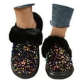 thumbnail image 3 of Slippers for Women,Sequined Fashion Casual Lined Slippers Carnival,Womens Slippers,Multicolour,8.5, 3 of 9