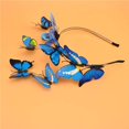 thumbnail image 4 of 1 Pcs Handmade Spring Butterfly Headband Bridal Flower Crown Ladies Costume Delicate Wedding Hair Accessories, 4 of 8