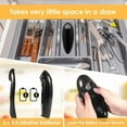thumbnail image 5 of One Touch Electric Can Opener Fits Almost Can Sizes for Seniors with Arthritis,Hand Held Battery Operated Can Opener with Smooth Edge,Food Safe Kitchen Gadgets Automatic Can Opener for Kitchen, 5 of 6