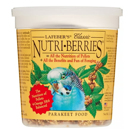 Lafeber's Classic Nutri-Berries Parakeet Bird Food, 12.5 Oz