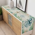 thumbnail image 4 of Octopus Coastal Table Runner - 90 Inch Long, Kitchen Dining Table Runner Dresser Scarves, Vintage Nautical Ocean Starfish Compass Farmhouse Decor for Coffee Tables Wedding Party Banquet, 4 of 8