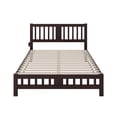 thumbnail image 5 of AFI Tahoe 14" Queen Wood Platform Bed with Slatted Headboard and Footboard, Espresso, 5 of 8
