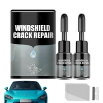 SITIEDAN CrackFix Pro Kit - Glass Repair Kit Windshield, Repair Fluid Quick Fix for Chips, Cracks, Star-Shaped Crack (pack of 2)
