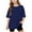 Navy, variant on Girls Summer Oversized T Shirts Kids Casual Short Sleeve Crewneck Basic Tees Loose Athletic Tops 5-15Y