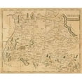 thumbnail image 2 of Arrowsmith, Aaron 14x12 Gold Ornate Wood Framed with Double Matting Museum Art Print Titled - Germany South, 1812, 2 of 4