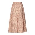 thumbnail image 3 of Long Skirts for Women Summer Maxi Skirt Slit Women's Boho Elastic High Waist A Line Skirt Ruffle Swing Beach Skirt, 3 of 6