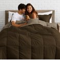 thumbnail image 6 of Bare Home Goose Down Alternative Reversible Comforter, Queen, Cocoa/Taupe, 6 of 6