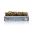 thumbnail image 1 of Tarro para conservas Anchor Hocking, boca ancha, 473 ml, paquete de 12 unidades, tapa dorada, 1 of 2