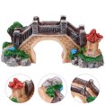 thumbnail image 4 of Decoración de puente para acuario, puente en miniatura, adorno para pecera, decoración paisajística para acuario, 4 of 7