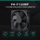 thumbnail image 3 of 4 Fan Phanteks Pin Case 14cm Refrigeración Silent PWM Cooler Radiator Negro PC JShteea El nuevo, 3 of 9