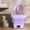 28#Purple, variant on Portable Washing Machine, Foldable Mini Washer with Dehydration Basket Large Capacity One Touch Operation Compact Space Saving Design, for Apartments Dormitories Camping Travel Underwear Socks
