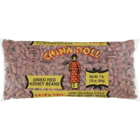 China Doll Dried Red Kidney Beans, 16 oz Bag