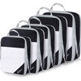 thumbnail image 1 of GFDYREE Compression Packing Cubes for Travel, 5 Set Packing Cubes Travel Essentials, Compressible Packing Cubes Organizers for Carry On Suitcases, 1 of 7