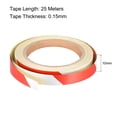 thumbnail image 2 of Cinta Reflectante Roja Blanca, 10mm x 25m, Cinta de Advertencia Impermeable para Exteriores para Marcar Bicicletas, RV y Barcos, 2 of 4