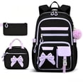 thumbnail image 4 of jiaxiM School Backpacks for Ages 5th 6th 8th 10th - Casual 3 In 1 Daypack Set With Lunch Tote School Bag for Primary School, Middle Elementary, High School, Park, Travel, Outdoor Recreation, 4 of 7
