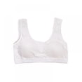 thumbnail image 1 of Sacredtree Teenager Children Bra Girls Underwear Clothes Cotton Teenager Sports Bra,White, 1 of 6