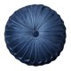 thumbnail image 1 of Cojín redondo con pliegues y diseño de calabaza para el suelo del sofá Peluche azul oscuro, 1 of 9