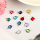 thumbnail image 4 of Colgante de cristal de colores con piedra de nacimiento de cumpleaños de diciembre, accesorios de joyería, collar, pulsera, pendientes, 4 of 6