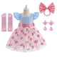 thumbnail image 1 of Vestidos de tutú de malla para niños de Disney, ropa de lentejuelas, mangas abullonadas, cosplay de SpidSuffolk, cumpleaños y Halloween ix, niña zhangyuxiang unisex, 1 of 2