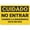 Warning Sign 1, variant on Caution Do Not Enter When Machinery is in Use Spanish Sign, 8"x12" Aluminum Metal Tin Plate, Safety Restriction Alert Warning Notice