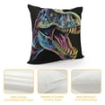 thumbnail image 4 of Nawypu  Tyrannosaurus Rex Skull Motif Dinosaurs Teeth Throw Pillow Multicolor, 4 of 5