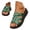 Green, variant on Win s Way Women’s Soft Sole Flat Slides, Non-Slip Comfort Sandals for Indoor Outdoor Beach