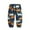 Dark Blue, variant on Utoimkio Toddler Girls Summer Casual Loose Harem Pants Cute Print Elastic Waisted Comfort Breathable Lounge Pants for Kids Size 1-6T