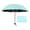 Blue, variant on Blue Manual Open 8 Ribs Sun Umbrella Water Activated Flower Coated Protection Folding Parasol 6 Colors Portable Rain Umbrella