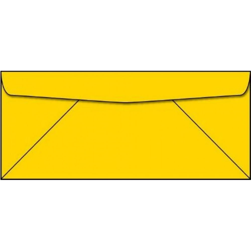 Bright Yellow 10 Envelopes 100 Envelopes Limited Papers Brand
