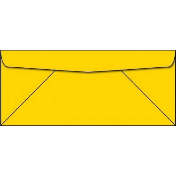 Bright Yellow 10 Envelopes 100 Envelopes Limited Papers Brand