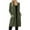 Army Green, variant on Casual Women Lightweight Open Front Cardigan Solid Soft Long Sleeve Sweater With Pockets Navy Blue + M