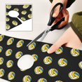thumbnail image 6 of Yayeee Faucet Mat for Kitchen Sink 14.7" Diatomite Long Splash Guard Pad, Black Volleyball Pattern, 6 of 7
