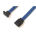 thumbnail image 2 of BLUE SATA Internal Cable Straight to 90 degree right angle 20 Inch, 2 of 2