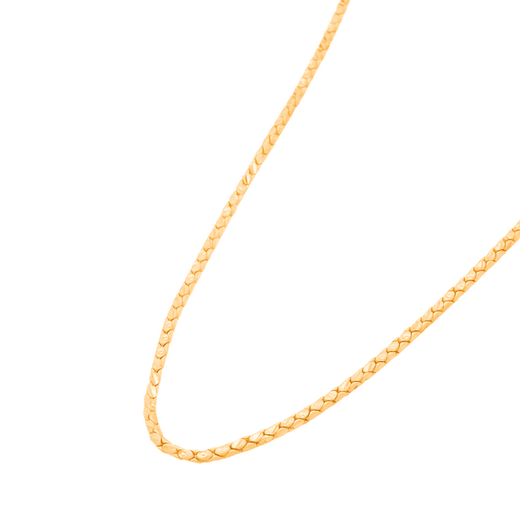 NISHU GOLD Men's 24K Gold-plated Chain for Special Occasions | 18 Inch Chain